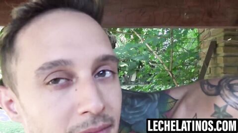 LecheLatinos.com - Etched latino Nacho and Kendro's wild sex acts for cash