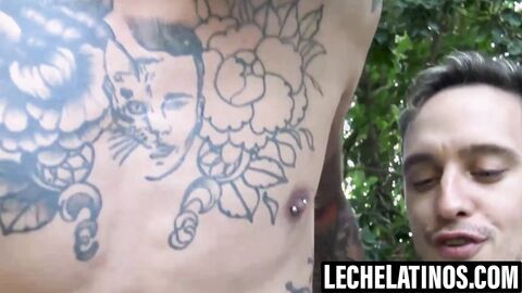 LecheLatinos.com - Etched latino Nacho and Kendro's wild sex acts for cash