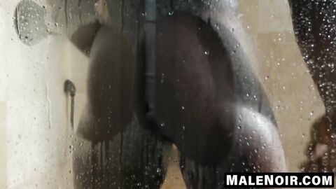 MaleNoir.com - Max Konnor's solo jerk ends in cumfilled climax