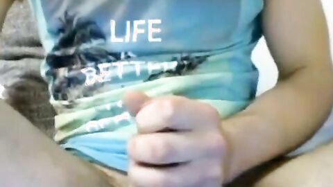 Big-Cock Romanian Guy's Solo Webcam Session