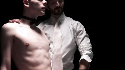 GayForSale.com - Bearded dom top daddy fucks pale sub twink raw hard unleashing a bar