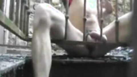 Homeless Big-Cock Amateur Masturbating