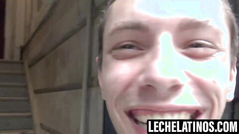 LecheLatinos.com - Sensual guy ass drilled from two strangers