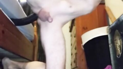 Extreme Double-Dildo Fisting for Gaping Hole