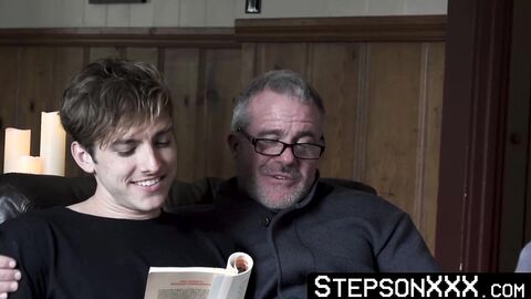 My stepdad Myles Landon gave me a free sensual ride to his dick