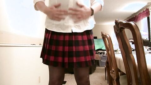 Locked Up in My New Stainless Steel Chastity Belt