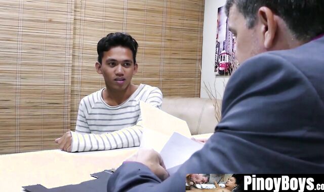 PinoyBoys.com - Oriental twink ramming his older boyfriends hungry ass wildly