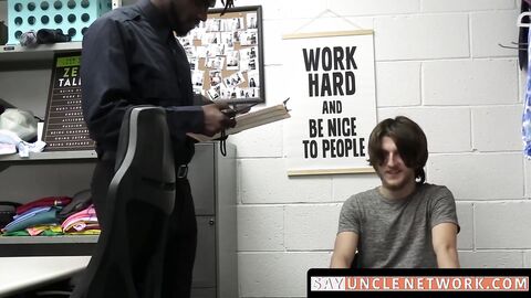 SayUncleNetwork.com - BBC cop Devin Trez plows Troy Harlows tight asshole hard and de