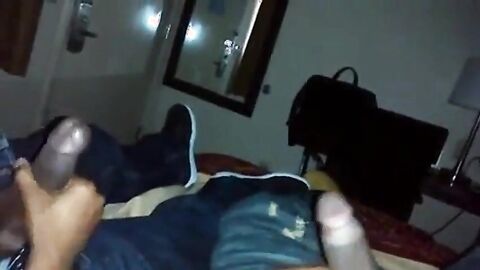 Big Black Cocks Jerking Off Together