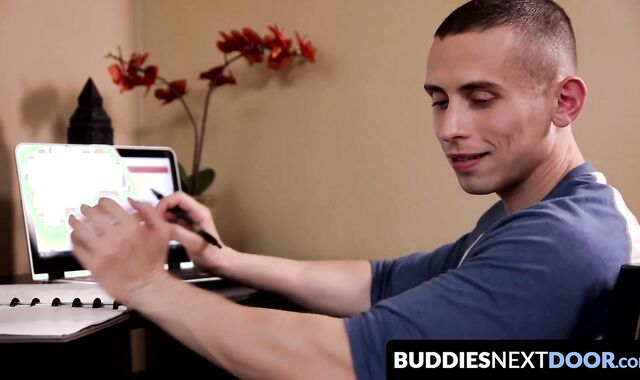 BuddiesNextDoor.com - Hot roommates breed intensely while preparing for their exam