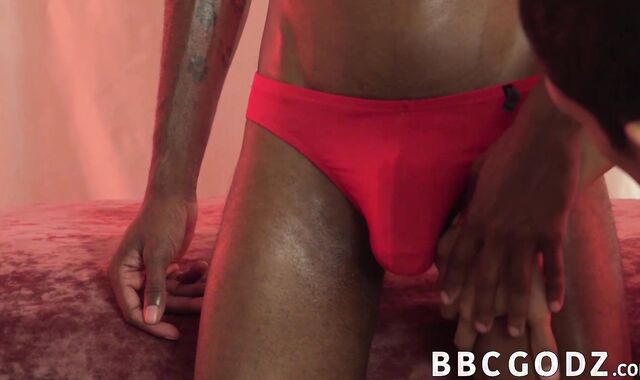 Cute twink massages black top before riding his dick raw