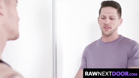 RawNextDoor.com - Tight bottom Roman Todd destroyed by ripped jock Zak Bishop with a
