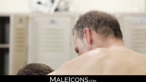 MaleIcons.com - Rodney's locker room lesson a hardcore anal education for Kory