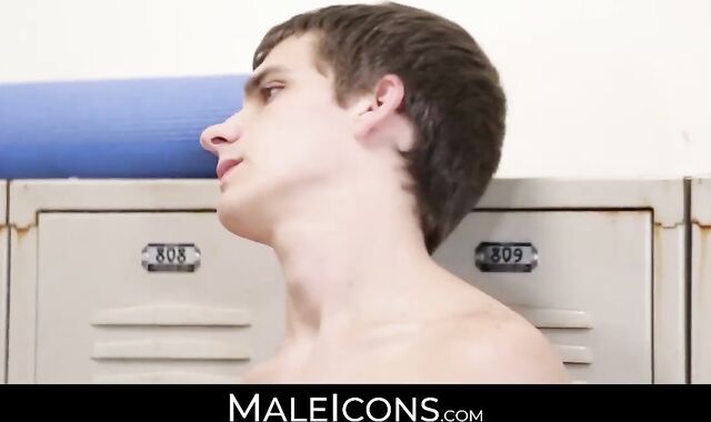 MaleIcons.com - Rodney's locker room lesson a hardcore anal education for Kory