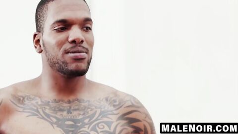 MaleNoir.com - Aaron Reese's dick buried in Tyler and Max's eager asses