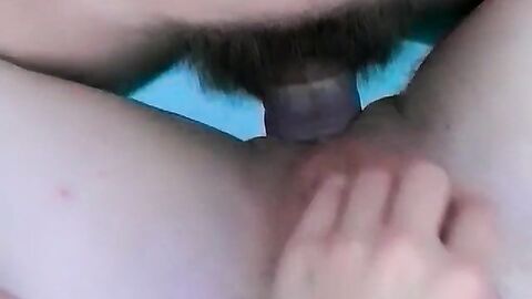 Military twink jizzed on after ass pounding outdoor session