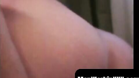 MenWorkinXXX.com - Naughty bear tugs cock and fingers asshole in solo play