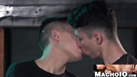 MachoIO.com - Latino slobbers on a dick before getting his hole slammed hard