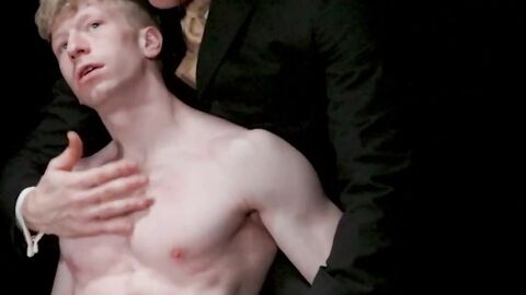 GayForSale.com - Dominant hung daddy mounts a smooth sub twink bareback and unloads i