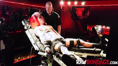 Willing sub gets into a bondage and endure pain for pleasure