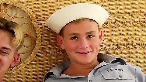 Young blonde dude sucking off his buddies cock for a cumshot