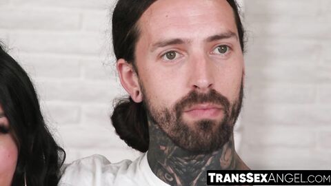 TransSexAngel.com - Ruckus and Zariah Aura's interview session before their intense h