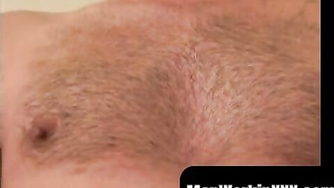 MenWorkinXXX.com - Beefed up homosexual enjoys solo jack off and sprays big load