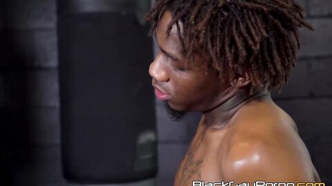 Working out in the gym has made Dreezy Long and Sleepy Reed horny and ready for raw s