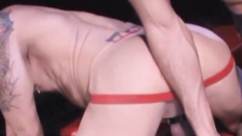 Matthieu Paris and Lee Heyford. This is Lee's first appearance in a Raging Stallion f