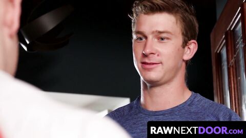RawNextDoor.com - Smooth homosexual Nathan Styles breeding with hunk fan Vince Michae