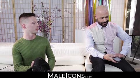MaleIcons.com - Hairy gay dad's obsession with cute twinks' dicks and asses