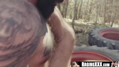 RagingXXX.com - Teddy Torres's ass punished by daddy dick in a hardcore gangbang