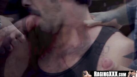 RagingXXX.com - Teddy Torres's ass punished by daddy dick in a hardcore gangbang