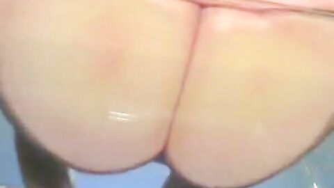 Rubbing My Big Fat Oily Ass on a Glass Table