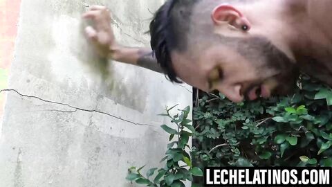 LecheLatinos.com - Kendro and Milo's poolside dick sucking hangout