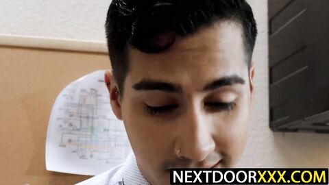 NextDoorXXX.com - Kian Kane swallows Kyle Wyncrest's load after deep anal