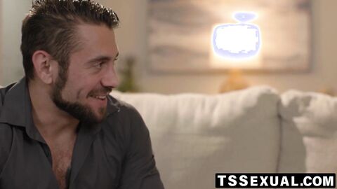 TSSexual.com - Dante Colle and Gracie Jane's intense fuck session