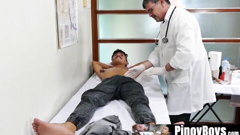 PinoyBoys.com - Horny doctor investigating cute Asian patients fuckholes deeply