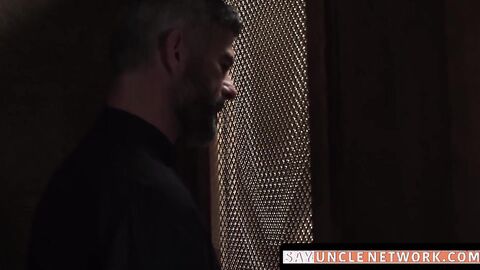 SayUncleNetwork.com - Twink's confession turns into wet blowjobs and forbidden raw se