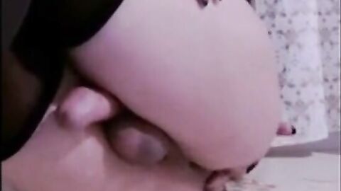 Crossdresser Cums Hands-Free on Webcam