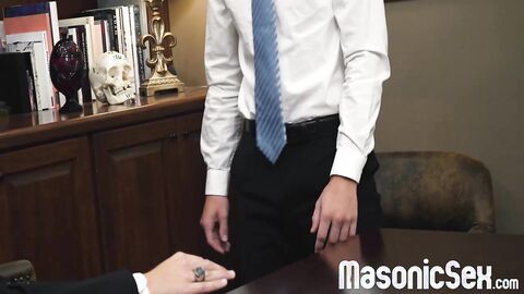 Servant Dex Devall ass thrill to meet his masters hard cock