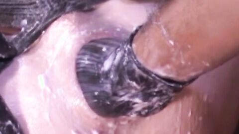 Marc and Lee turn their attention to Billy's ass, and they punch his amazing pink hol