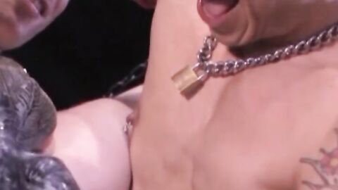 Marc and Lee turn their attention to Billy's ass, and they punch his amazing pink hol