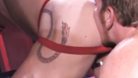 As these two men get to know each other, they start slow. Taurus works his tongue aro