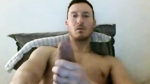 Big Veiny Uncut Cock Cums - Frenchy Shooter Amateur Webcam Solo