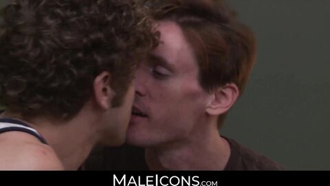 MaleIcons.com - Gay jock's oral fixation slurping and sucking his best friend's cock