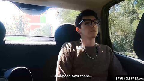 Dylan Segundo and Tonny Elliot share a hot cock ride in the backseat