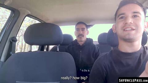 Isra Hell bottoms for his horny driver Kevin Alexander on the road