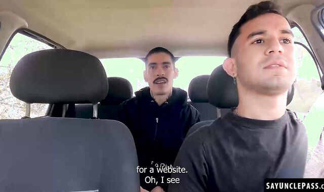 Isra Hell bottoms for his horny driver Kevin Alexander on the road