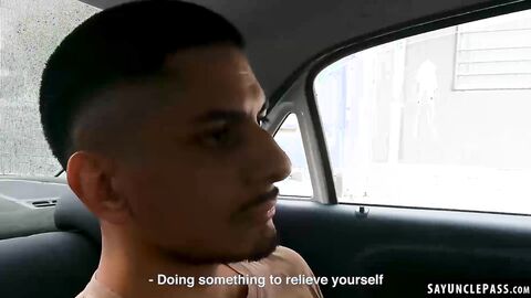 Alexander Rajesh fucks Lorenzo August while getting some fresh air